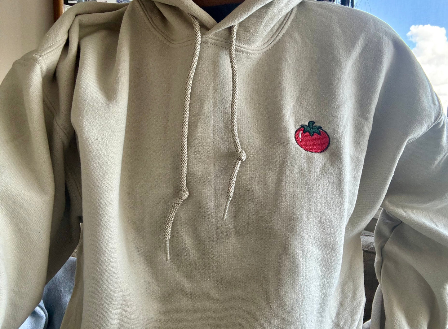 Embroidered Tomato Hoodie