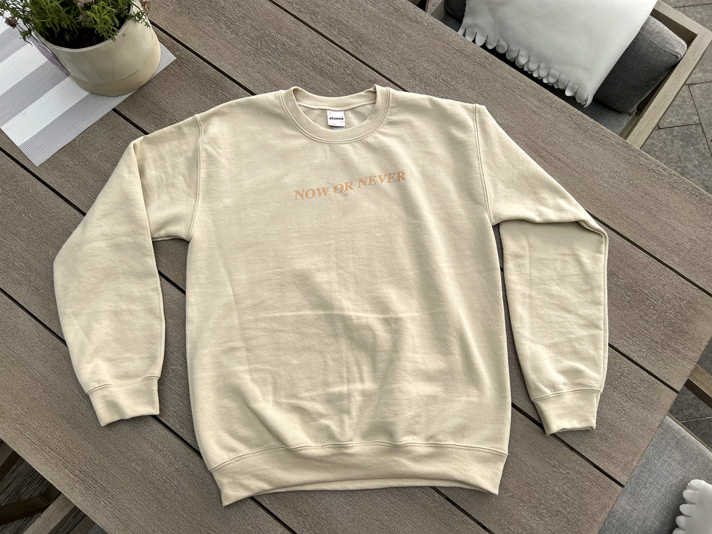 Now or Never Crewneck