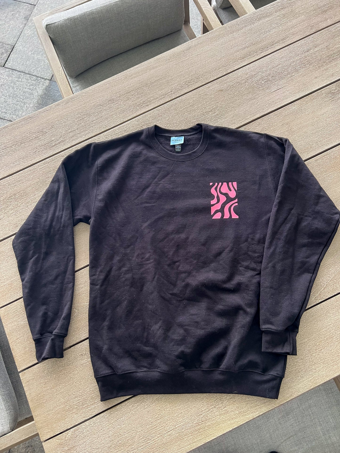 Wavy Minimalist Crewneck