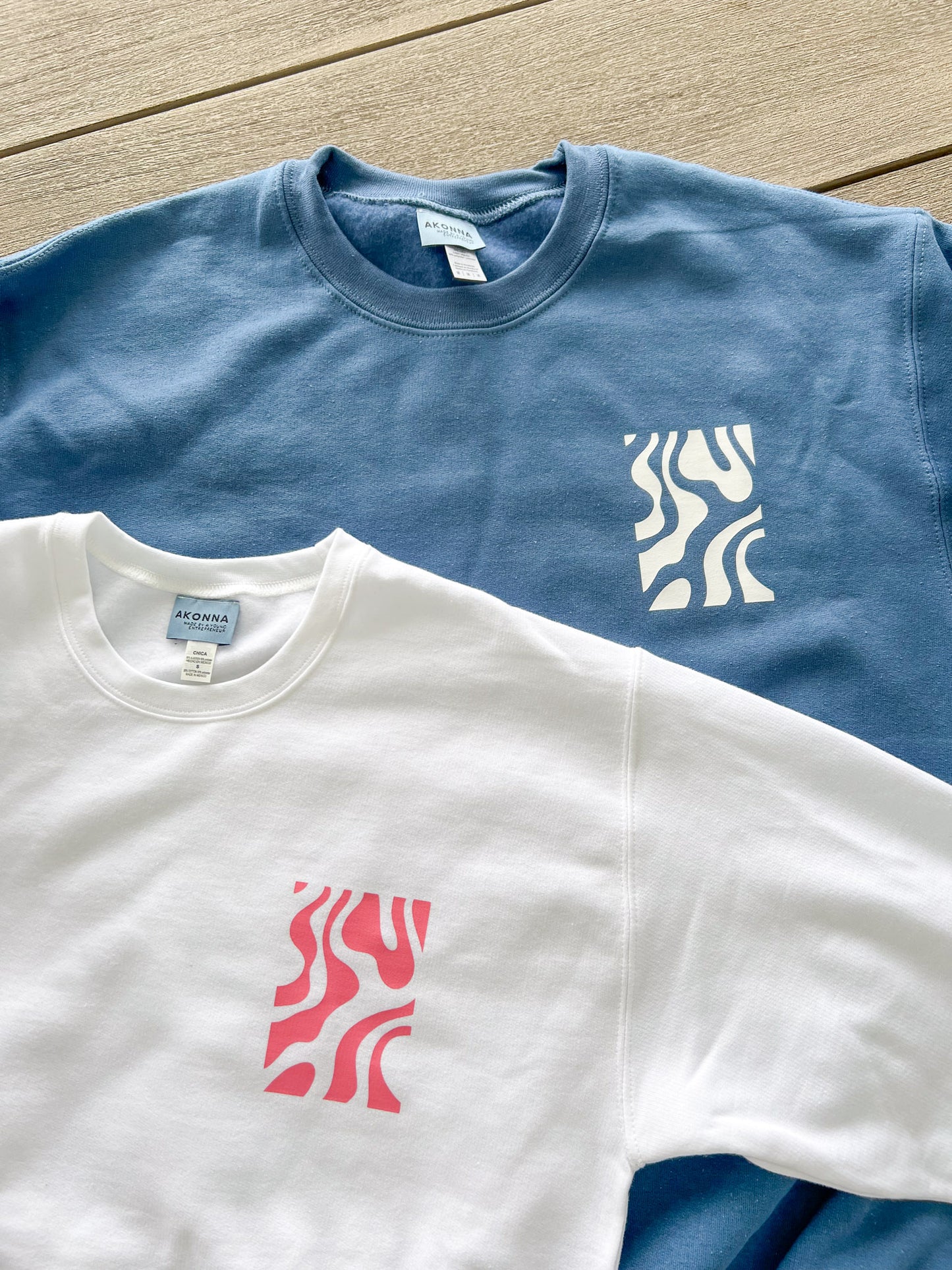 Wavy Minimalist Crewneck