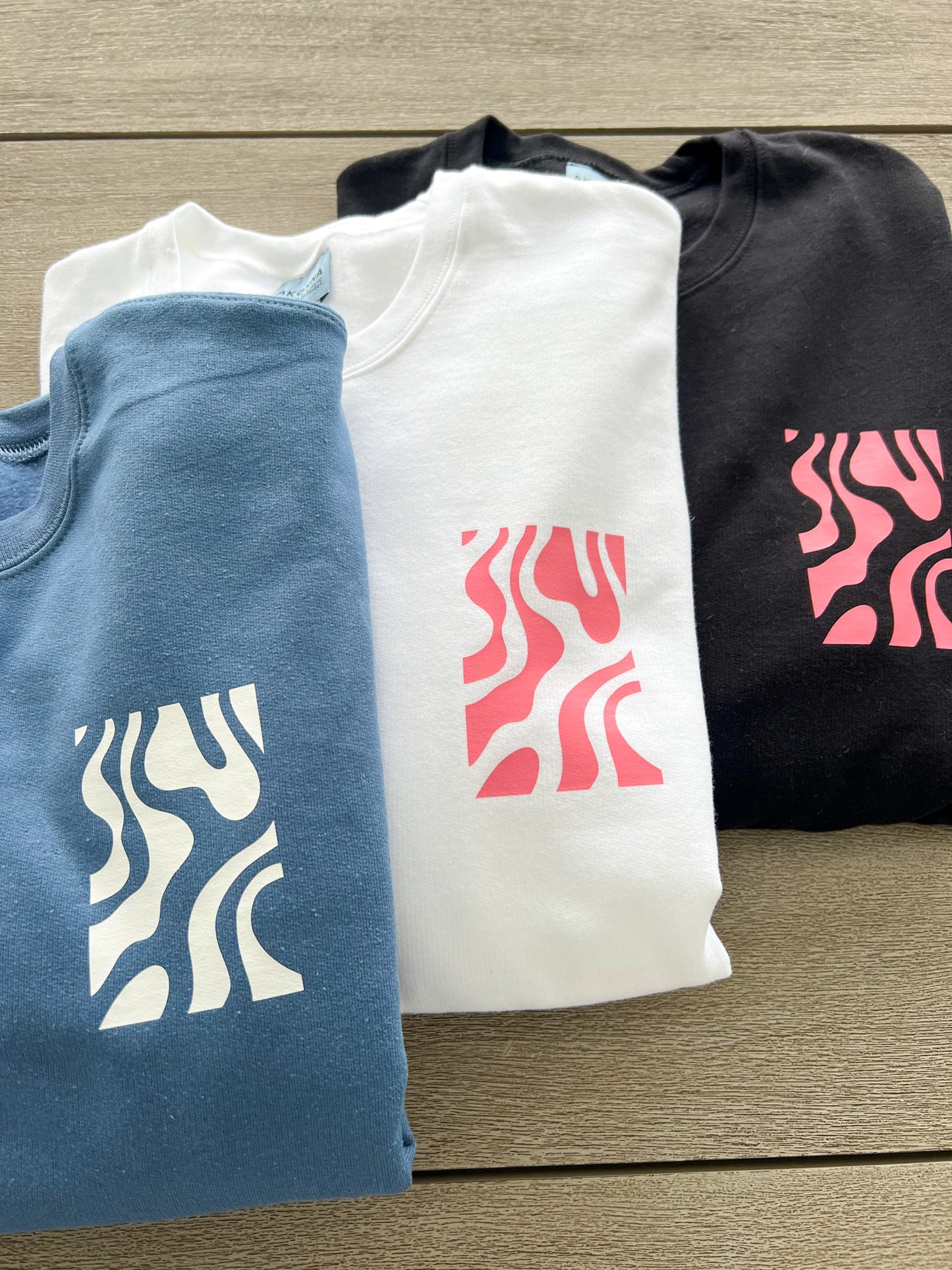 Wavy Minimalist Crewneck