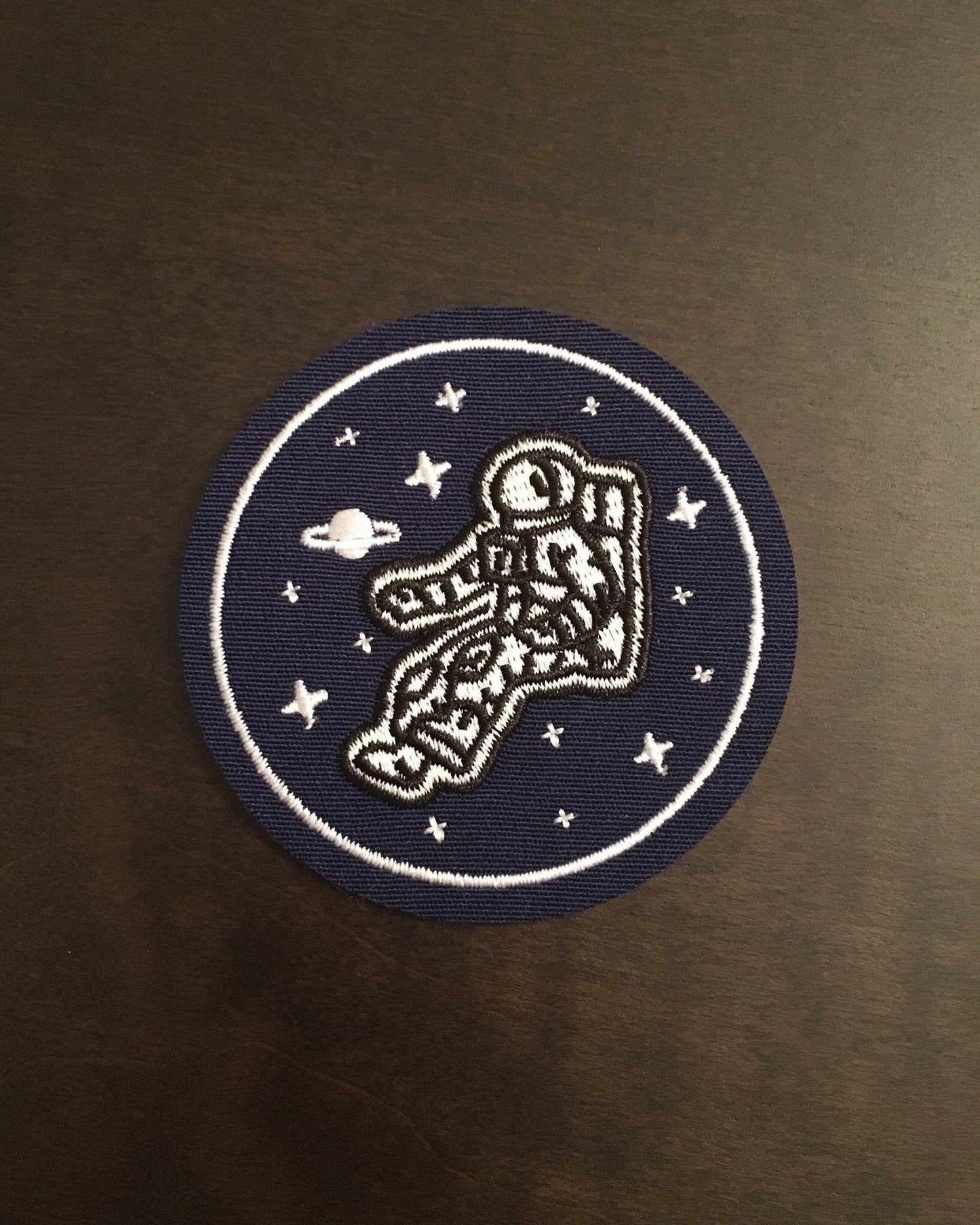 Astronaut Embroidered Iron-On Patch 2.5"
