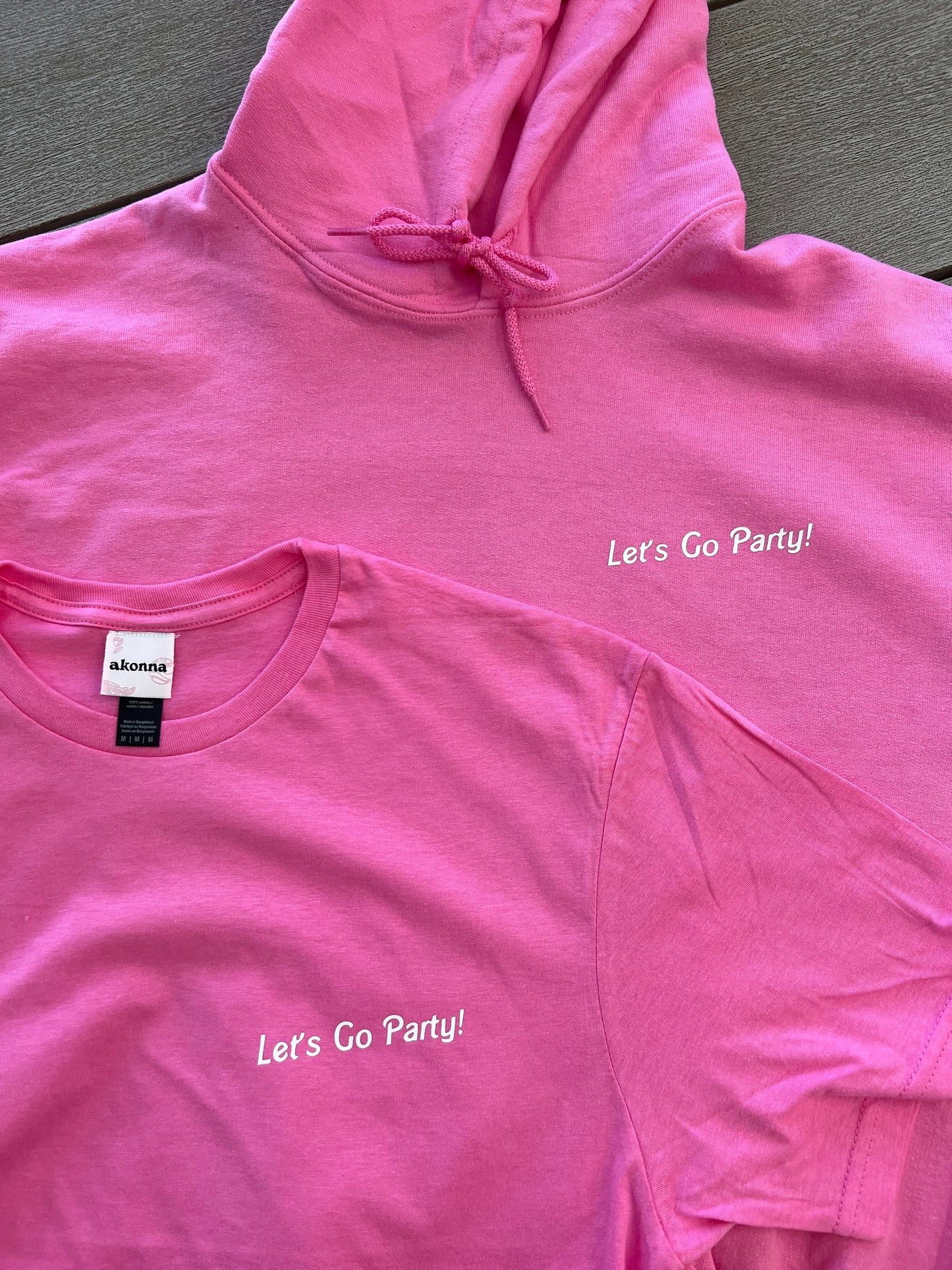 Let's Go Party Pink Shirt