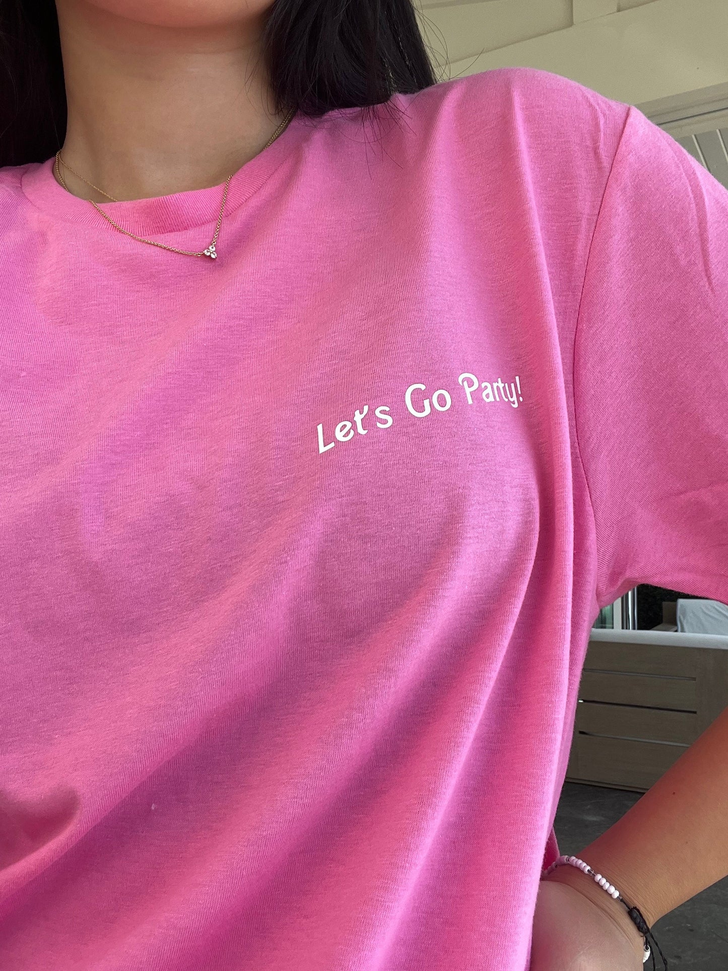Let's Go Party Pink Shirt