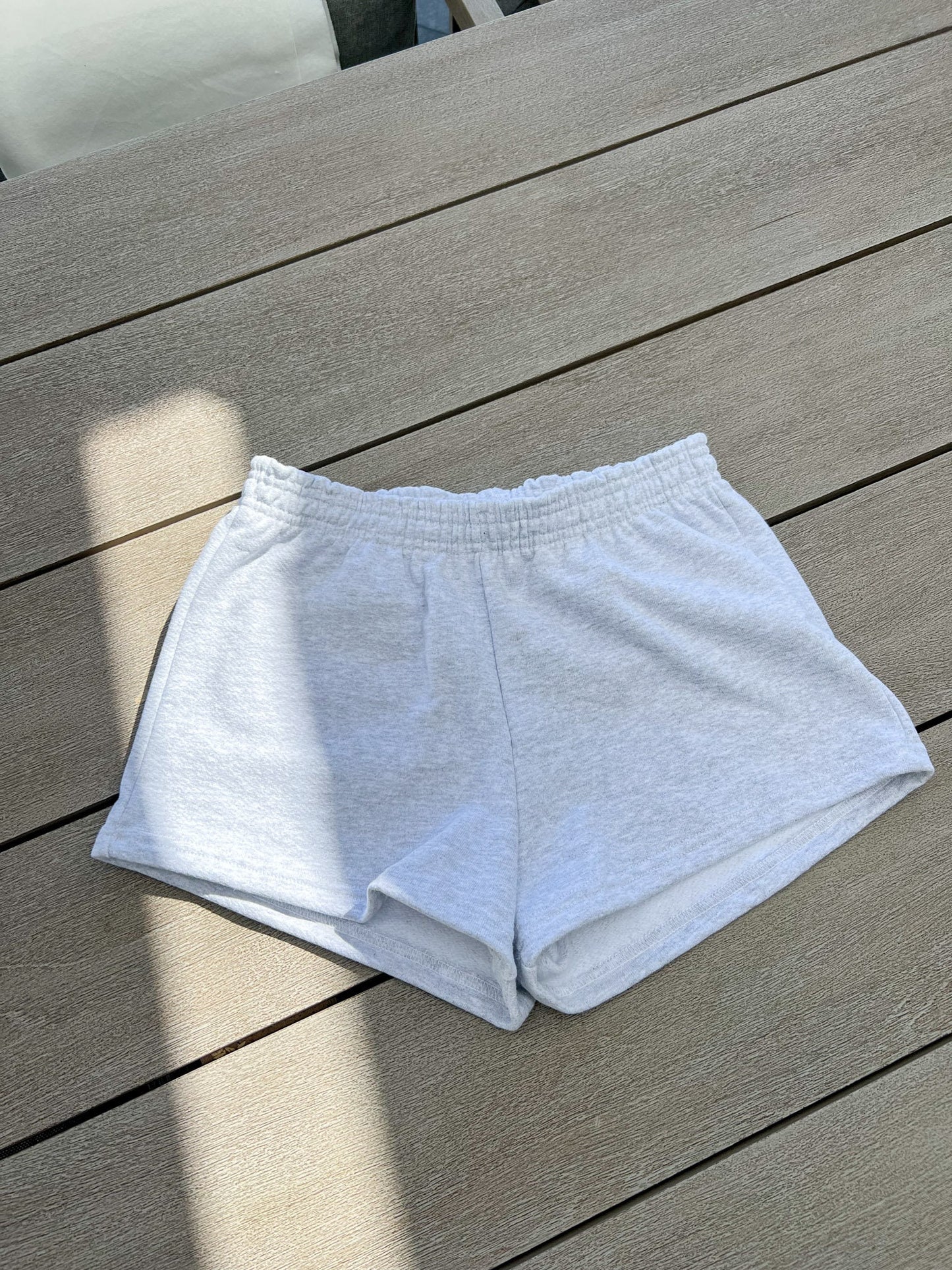 Now or Never Grey Sweatshorts