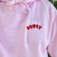 Embroidered Lovey Dovey Hoodie