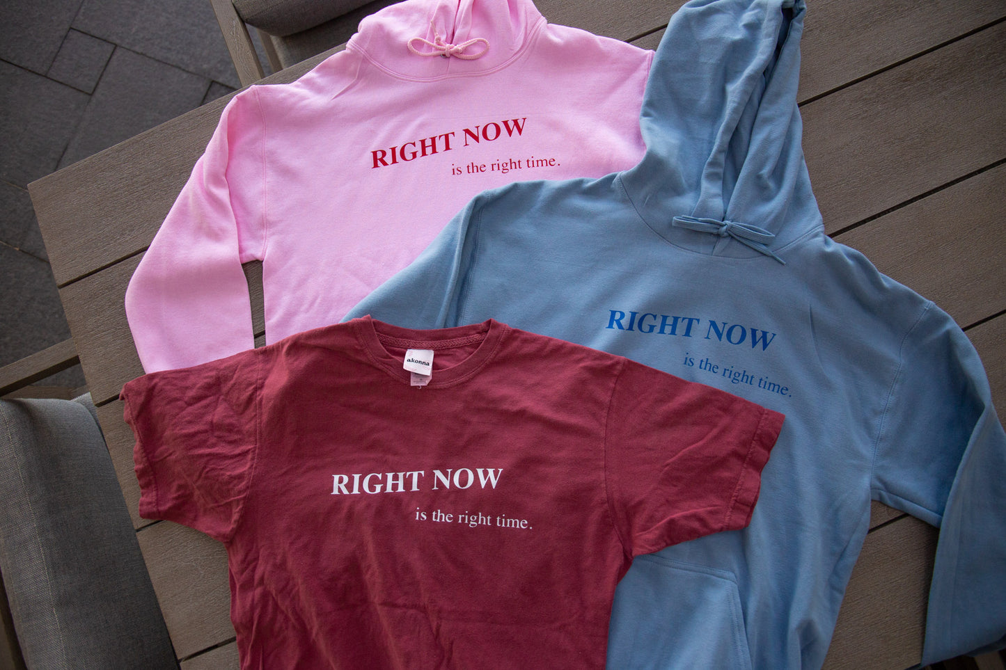 Right Now Graphic Hoodie