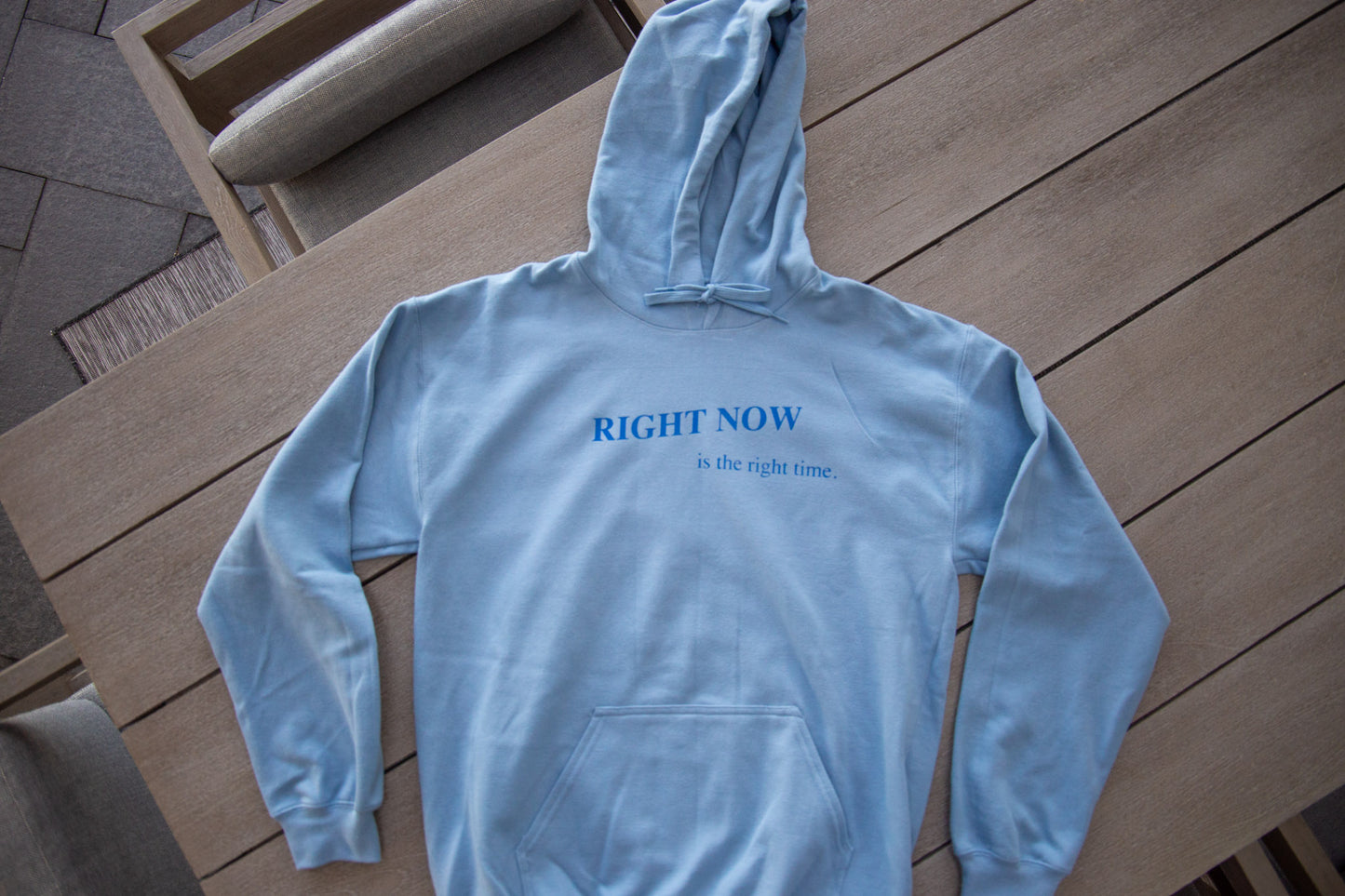 Right Now Graphic Hoodie