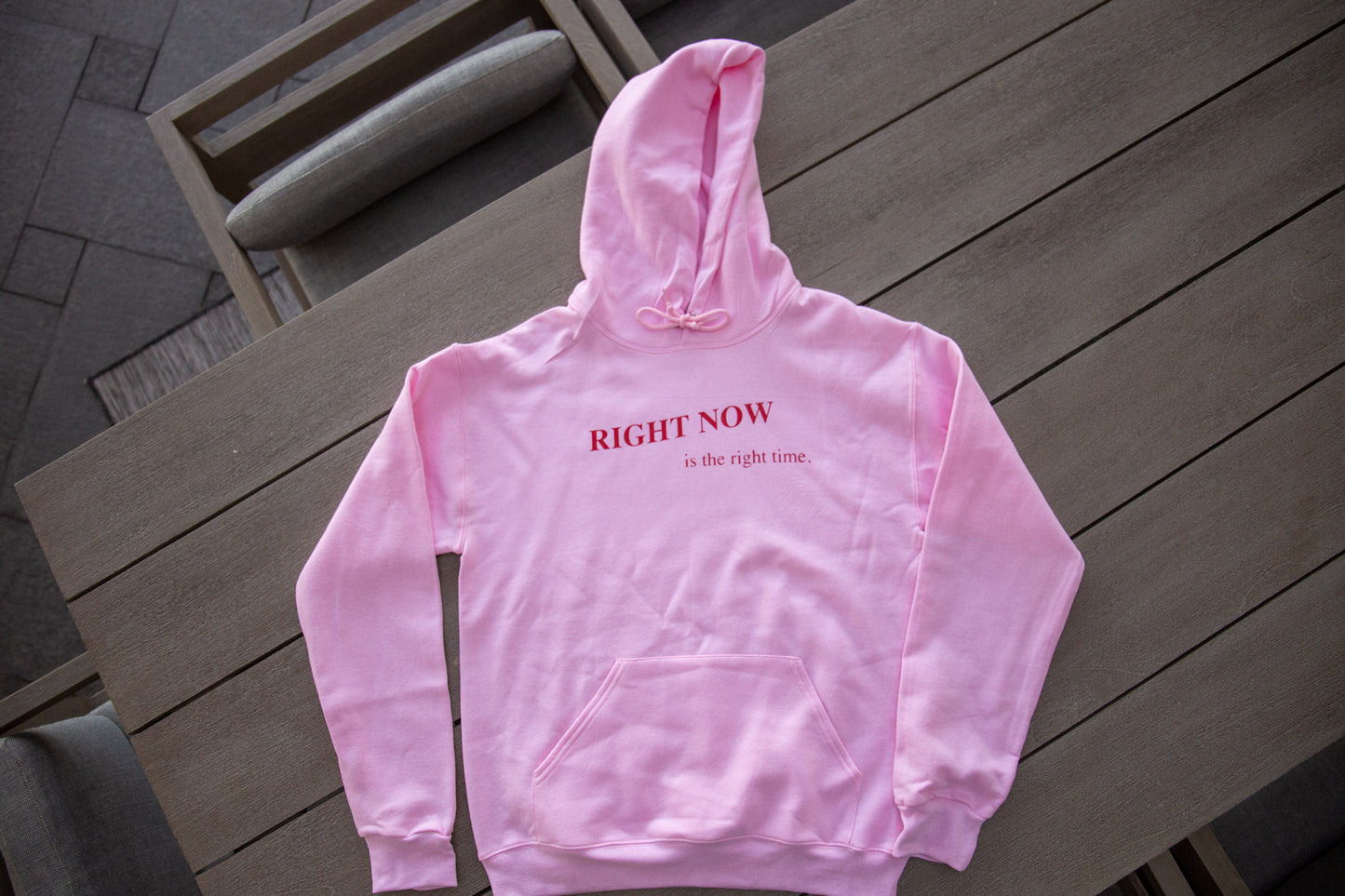 Right Now Graphic Hoodie