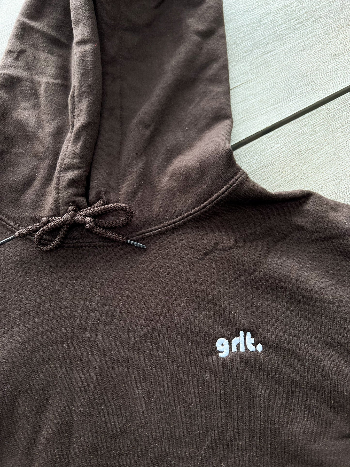 Embroidered Grit Hoodie