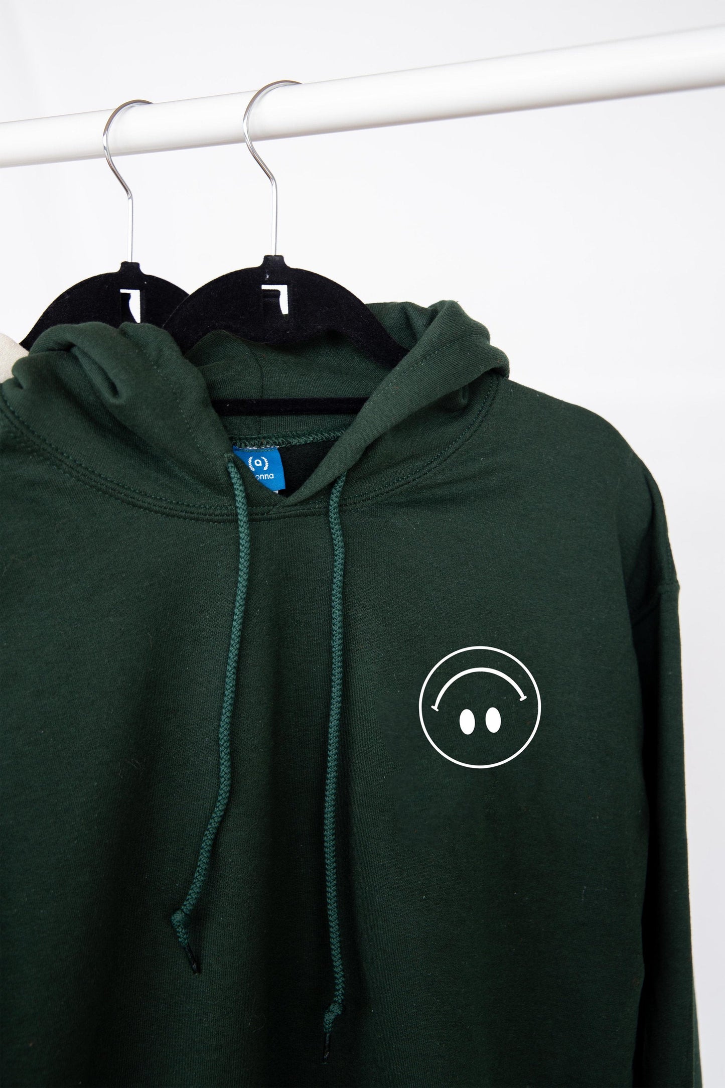 Upside Down Happy Face Hoodie