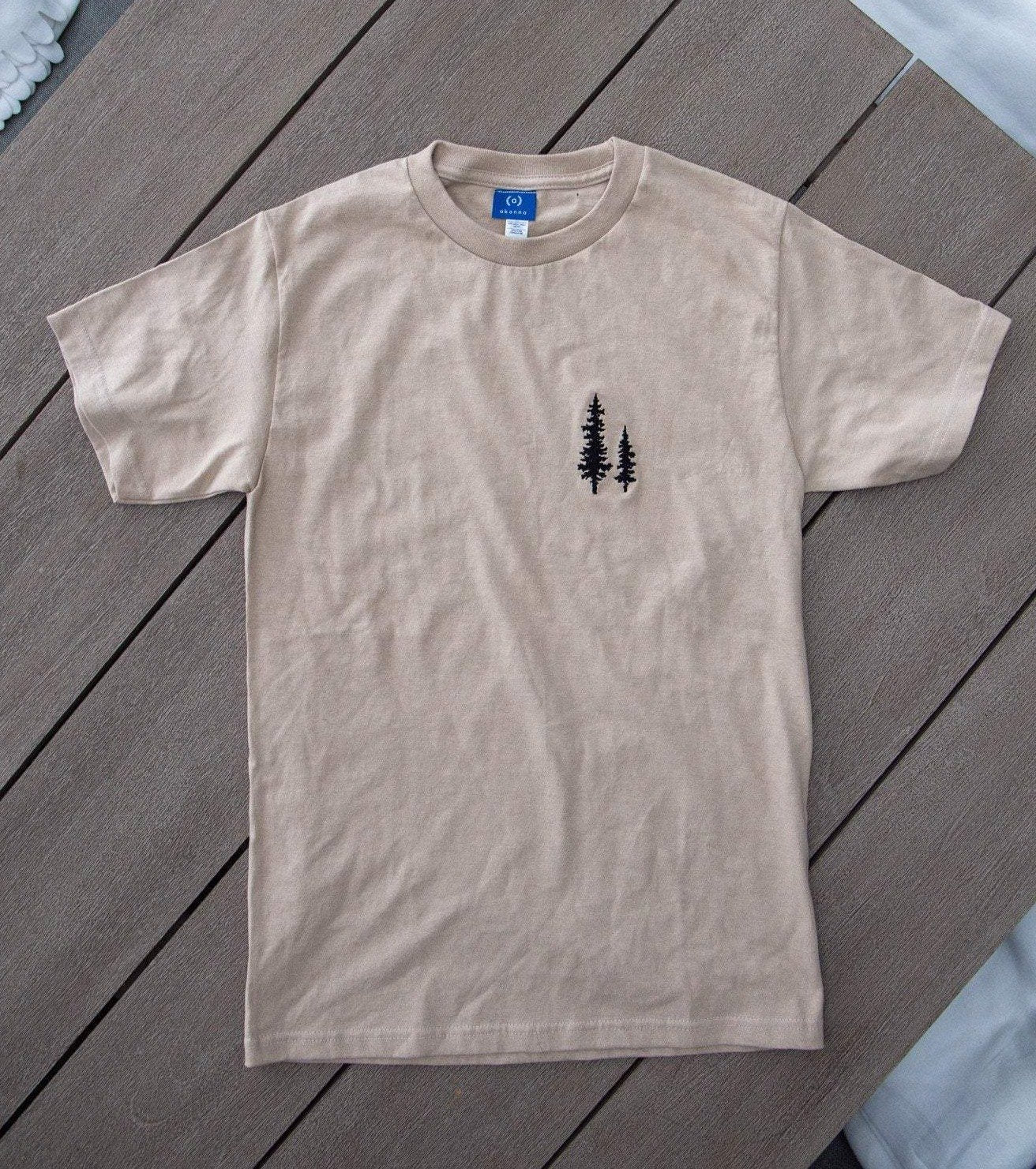 Embroidered Pine Tree Shirt