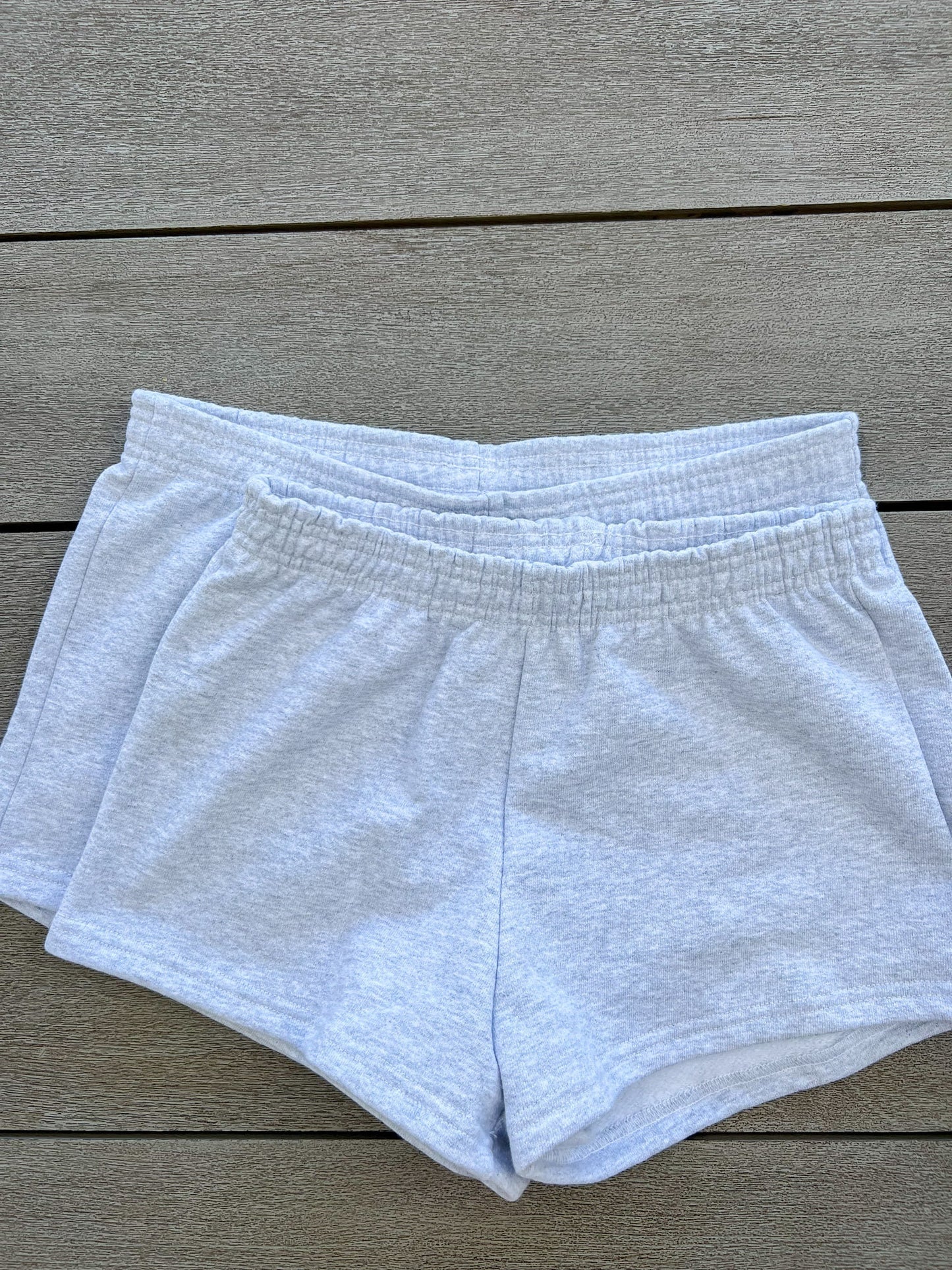 Now or Never Grey Sweatshorts